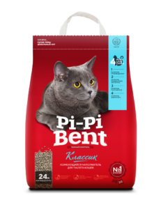 Комкующийся наполнитель для кошачьего туалета Pi-Pi-Bent