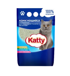 Комкующийся наполнитель для кошачьих туалетов Katty. Полный обзор